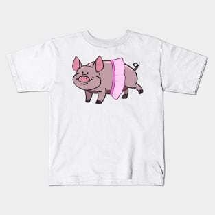 Pink pig Kids T-Shirt